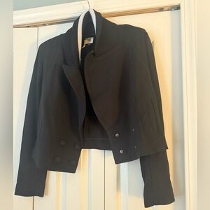 Cabi Blazer - Black with white details - Size 8